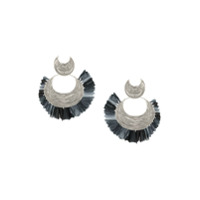 Gas Bijoux Par de brincos Luna Wave - Prateado