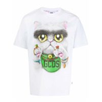 Gcds Camiseta mangas curtas com estampa de logo - Branco