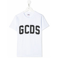 Gcds Kids Camiseta com estampa de logo - Branco