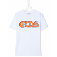 Gcds Kids Camiseta com estampa de logo - Branco