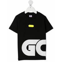 Gcds Kids Camiseta com estampa de logo - Preto