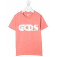 Gcds Kids Camiseta com estampa de logo - Rosa