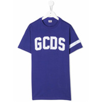 Gcds Kids Camiseta com estampa de logo - Roxo
