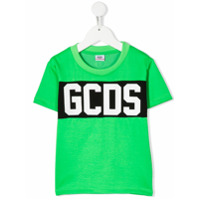 Gcds Kids Camiseta com estampa de logo - Verde