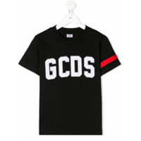 Gcds Kids Camiseta com estampa de logo - Vermelho