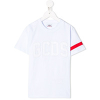 Gcds Kids Camiseta com logo bordado - Vermelho