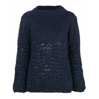 Gentry Portofino Suéter de tricô com lurex - Azul