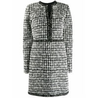 Giambattista Valli Vestido de tweed e alfaiataria - Preto