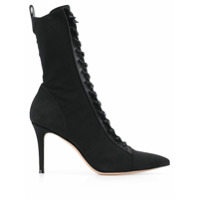 Gianvito Rossi high ankle lace-up boots - Preto