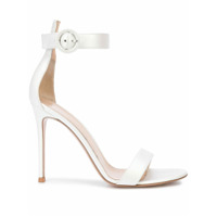 Gianvito Rossi Sandália com fivela - Branco