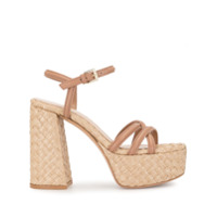 Gianvito Rossi Sandália Dallas com plataforma - Rosa