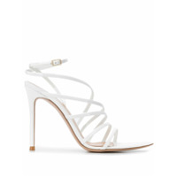 Gianvito Rossi Sandália Eclypse com abertura frontal - Branco