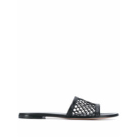 Gianvito Rossi Sandália Nene com abertura frontal - Preto