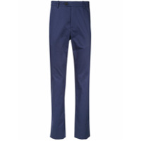 Gieves & Hawkes Calça chino cintura alta - Azul