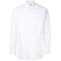 Gieves & Hawkes Camisa com estampa de logo - Branco