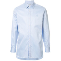 Gieves & Hawkes Camisa com logo bordado - Azul