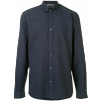Gieves & Hawkes Camisa com logo bordado - Azul