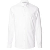 Gieves & Hawkes Camisa de algodão com botões - Branco