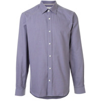 Gieves & Hawkes Camisa mangas longas xadrez - Roxo