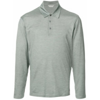 Gieves & Hawkes Camisa polo mangas longas - Cinza