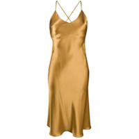 Gilda & Pearl Slip dress midi Sophia - Dourado