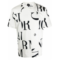 Giorgio Armani Camiseta com estampa monogramada - Branco