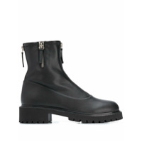 Giuseppe Zanotti Ankle boot com zíper frontal - Preto