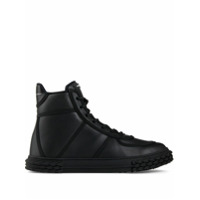 Giuseppe Zanotti Blabber high-top leather sneakers - Preto