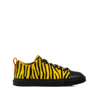 Giuseppe Zanotti Blabber zebra-print sneakers - Amarelo