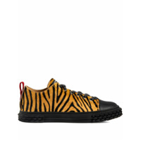 Giuseppe Zanotti Blabber zebra-print sneakers - Marrom
