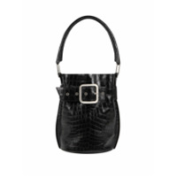 Giuseppe Zanotti Bolsa bucket Wanda com detalhe de cinto - Preto