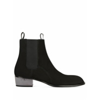 Giuseppe Zanotti Bota chelsea com salto transparente - Preto