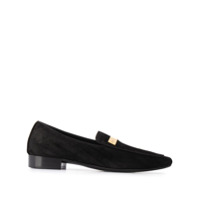 Giuseppe Zanotti Mocassim com detalhe de placa - Preto