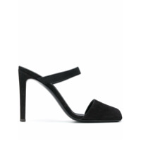 Giuseppe Zanotti Mule com bico quadrado - Preto