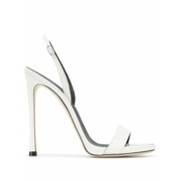 Giuseppe Zanotti Sandália envernizada com salto alto - Branco
