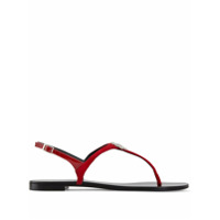 Giuseppe Zanotti Sandália Four Leaf Clover com cristais - Vermelho