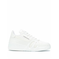 Giuseppe Zanotti Tênis cano baixo com recortes - Branco