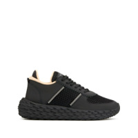 Giuseppe Zanotti Tênis Urchin com recorte de tela - Preto