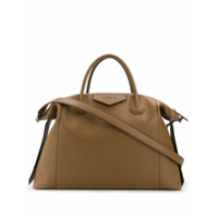 Givenchy Bolsa tote Antigona com logo - Marrom