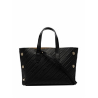Givenchy Bolsa tote mini com logo gravado - Preto