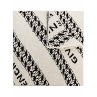 Givenchy Cachecol de tricÃ´ com padronagem - Branco