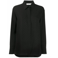 Givenchy Camisa de seda com corrente - Preto