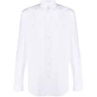 Givenchy Camisa risca de giz de algodão - Branco