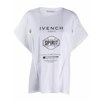 Givenchy Camiseta oversized com estampa Spirit - Branco