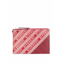 Givenchy Cutch com estampa de logo - Vermelho