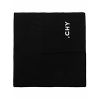 Givenchy Echarpe com bordado de logo - Preto