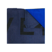 Givenchy Echarpe com estampa de logo - Azul