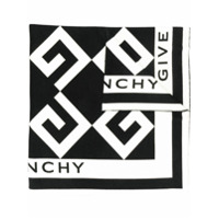 Givenchy Echarpe oversized com logo - Preto