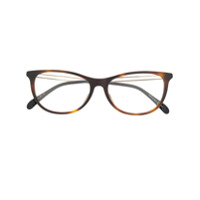 Givenchy Eyewear Armação de óculos oval - Marrom