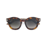 Givenchy Eyewear Óculos de sol arredondado - Marrom